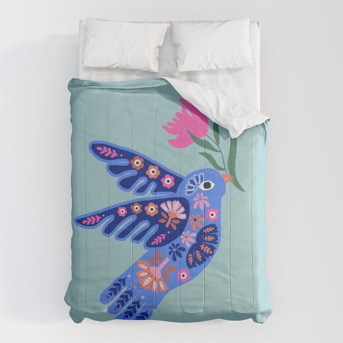 Bird and Bloom Comforter Gallery Image 1
