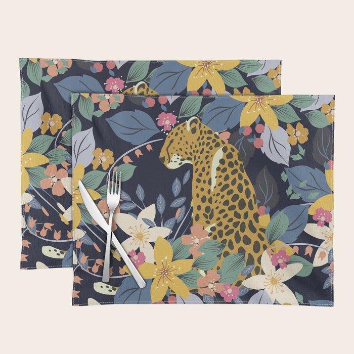 Ziggy Cheetah Prints Placemat Gallery Image 1