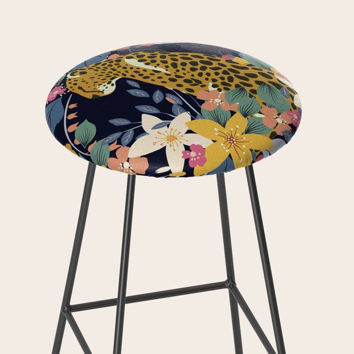 Ziggy Cheetah Prints Stool Gallery Image 2