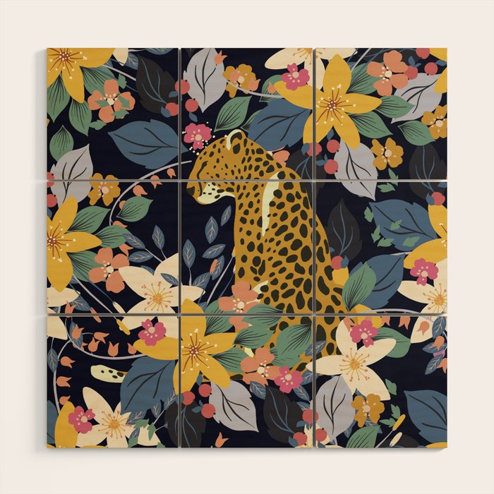 Ziggy Cheetah Prints Wood Wall Art Gallery Image 1