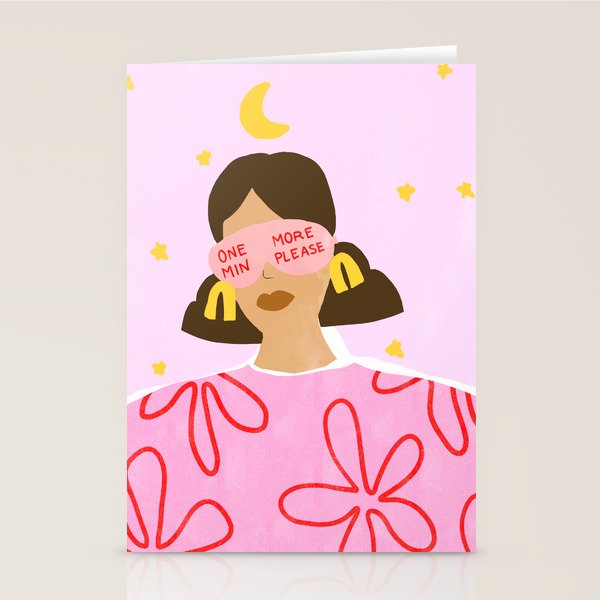 One More Minute Please Stationery Card Gallery Image 1