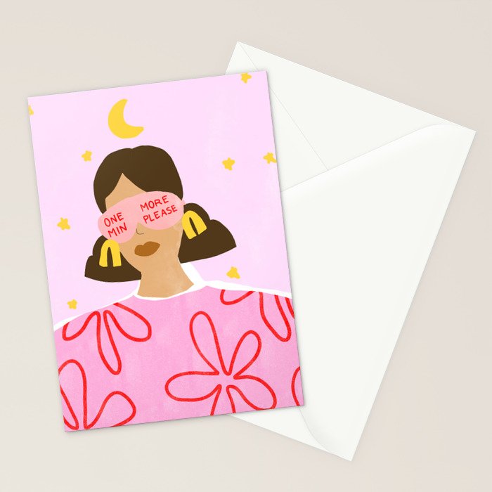 One More Minute Please Stationery Card Gallery Image 2