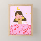 One More Minute Please Mini Art Print Gallery Image 1