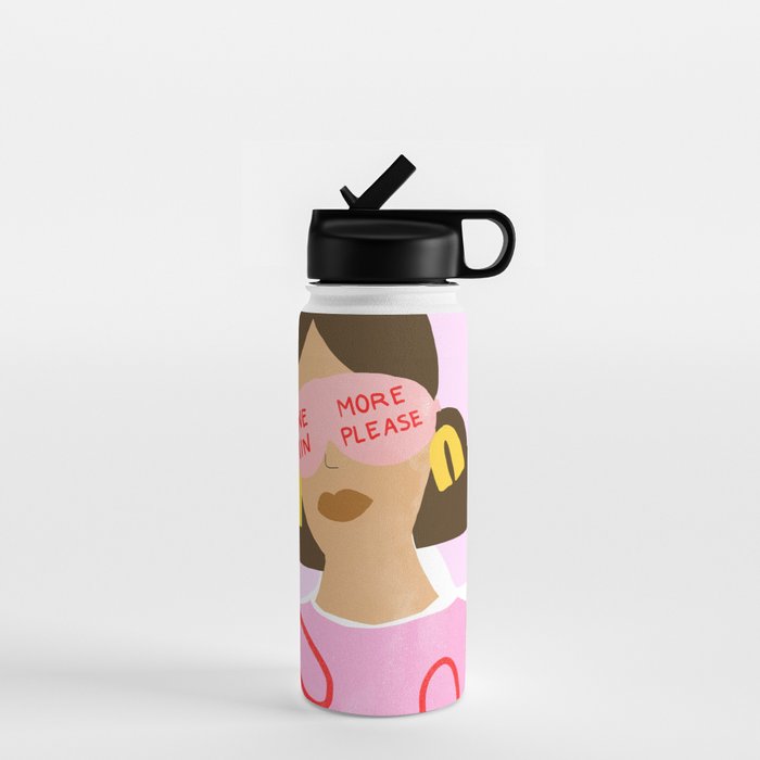 One More Minute Please Water Bottle Gallery Image 1