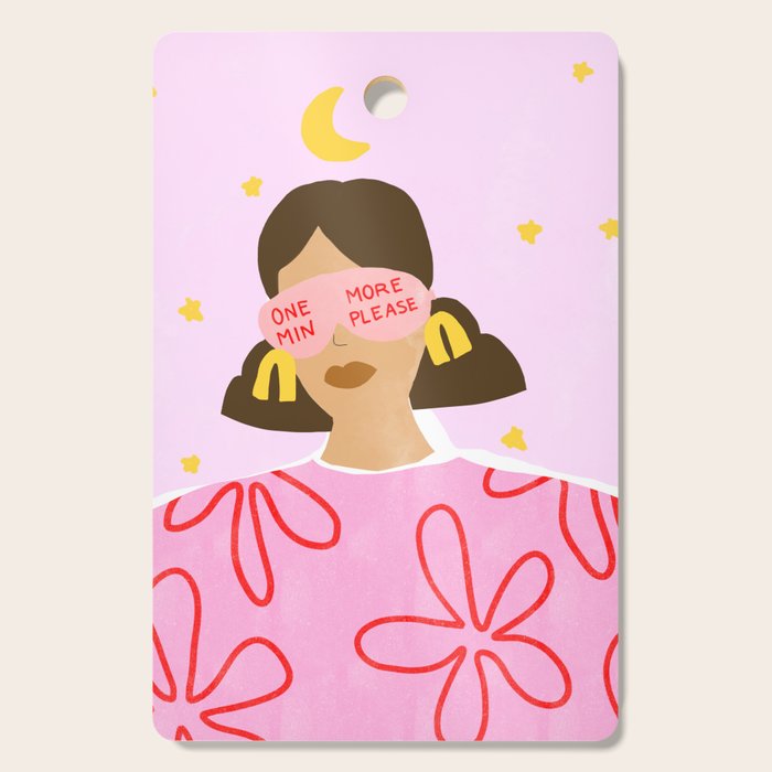 One More Minute Please Cutting Board Gallery Image 1