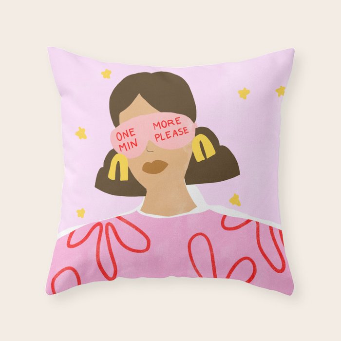 One More Minute Please Throw Pillow Gallery Image 6