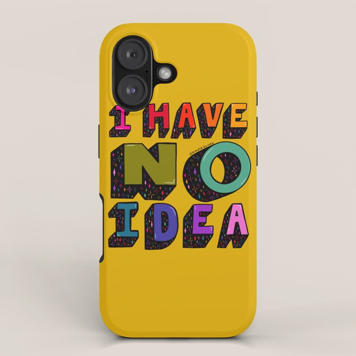 No Idea iPhone Case Gallery Image 1
