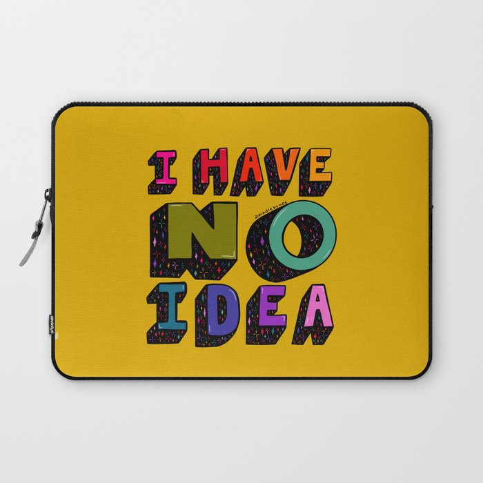 No Idea Laptop Sleeve Gallery Image 1