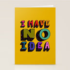 No Idea Stationery Card Gallery Image 2