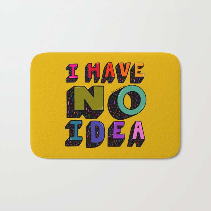 No Idea Bath Mat Gallery Image 1