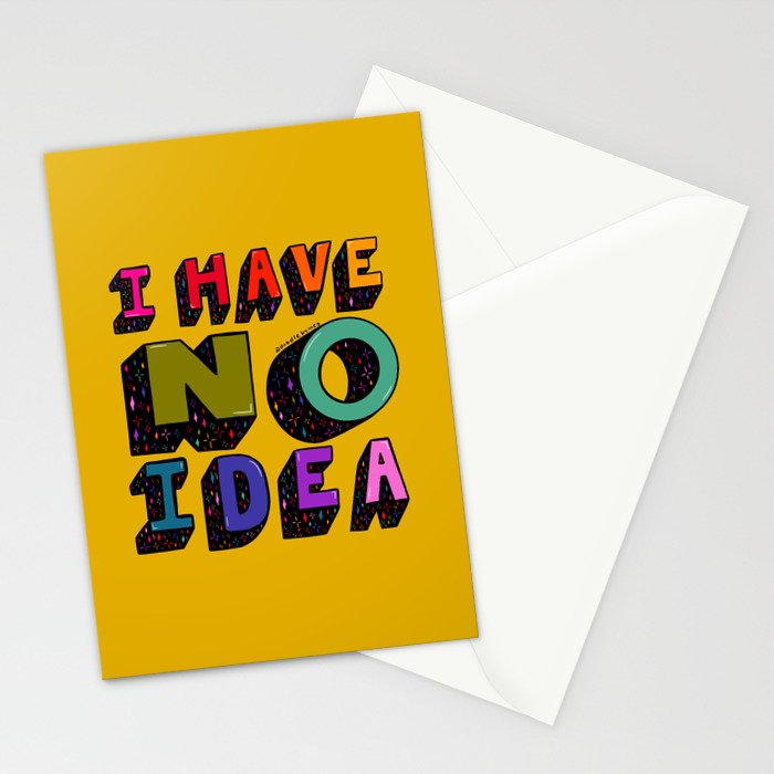 No Idea Stationery Card Gallery Image 2