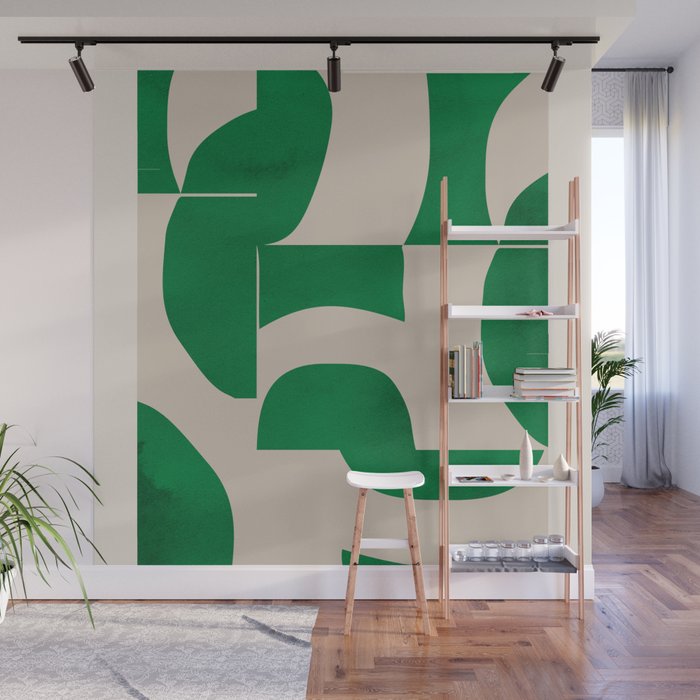 Minimal Geometric Shapes 226 Wall Mural Gallery Image 1