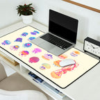 Jellyfish Day - pastel Desk Mat Gallery Image 2