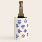 Jellyfish Day - pastel Wine Chiller Gallery Image 2