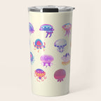 Jellyfish Day - pastel Travel Mug Gallery Image 1