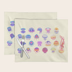 Jellyfish Day - pastel Placemat Gallery Image 1