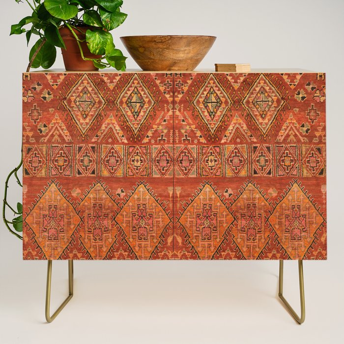 Traditional Vintage Heritage Moroccan Carpet  Credenza Gallery Image 1