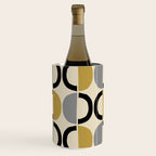 Mid Century Modern Half Circle Pattern 581 Winter Wine Chiller Gallery Image 1