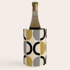 Mid Century Modern Half Circle Pattern 581 Winter Wine Chiller Gallery Image 2