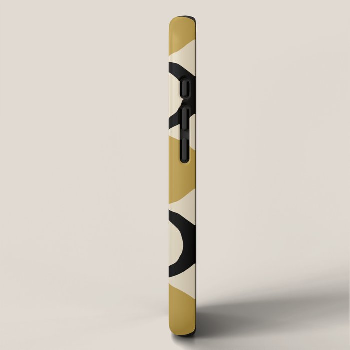 Mid Century Modern Half Circle Pattern 581 Winter iPhone Case Gallery Image 2