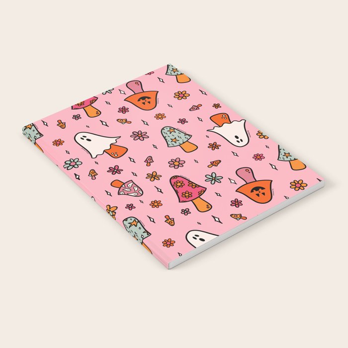 Spooky Mushroom Print Notebook Gallery Image 2