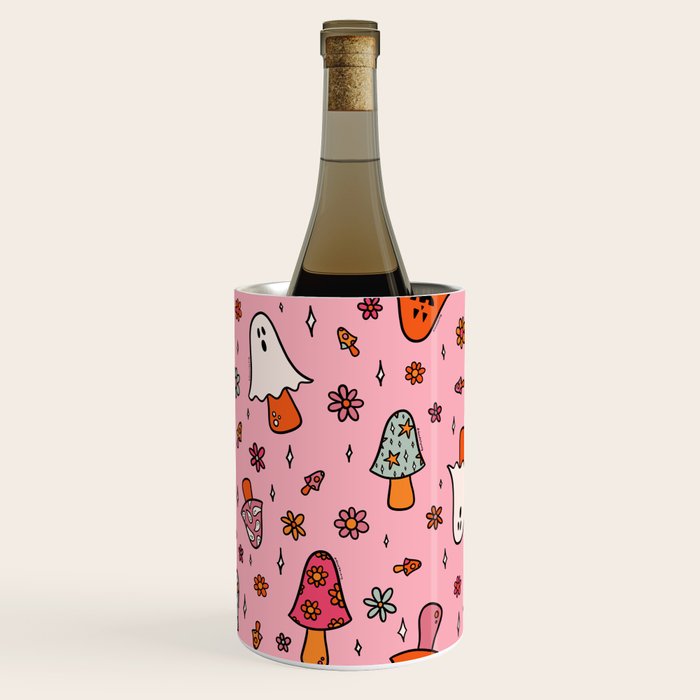 Spooky Mushroom Print Wine Chiller Gallery Image 3