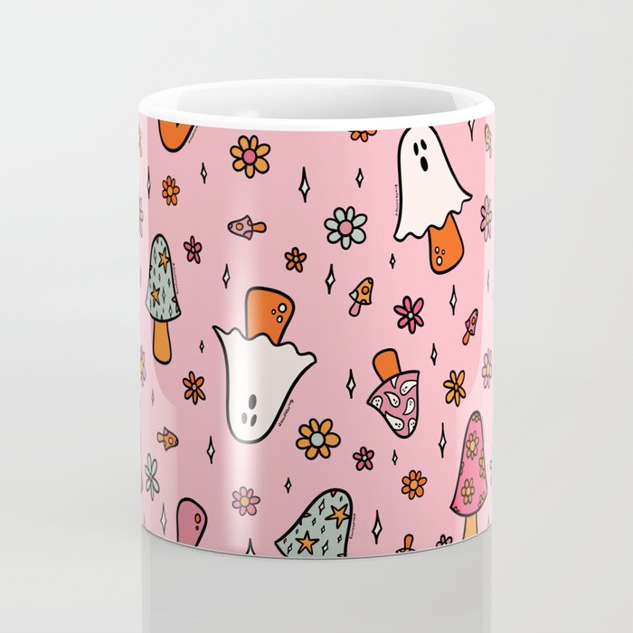 Spooky Mushroom Print Coffee Mug Gallery Image 4
