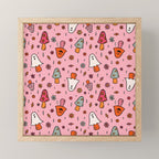Spooky Mushroom Print Mini Art Print Gallery Image 1
