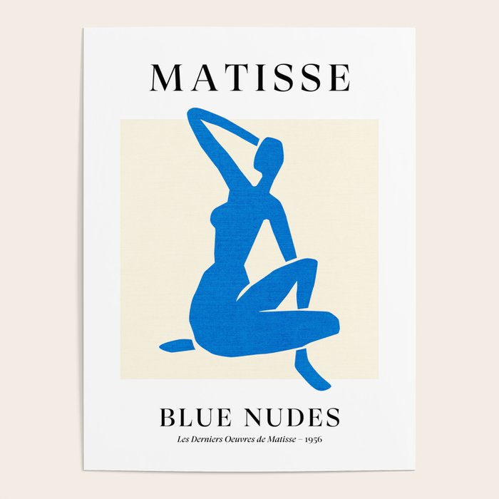 Nude III | Henri Matisse Blue Nude Series Poster Gallery Image 4