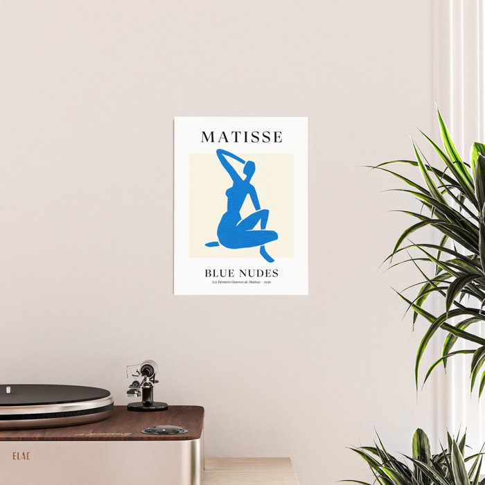 Nude III | Henri Matisse Blue Nude Series Poster Gallery Image 2