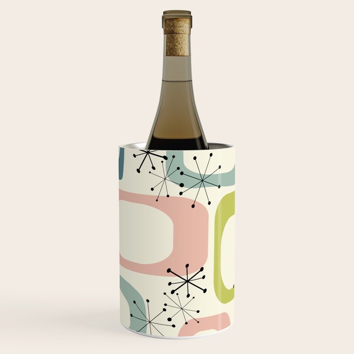 Mid Century Modern Shapes #society6 #buyart Wine Chiller Gallery Image 1