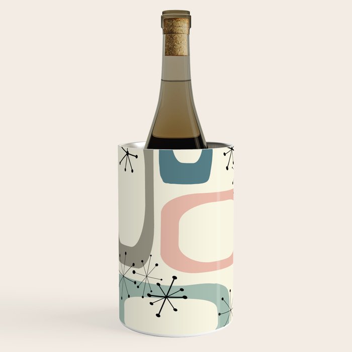 Mid Century Modern Shapes #society6 #buyart Wine Chiller Gallery Image 2