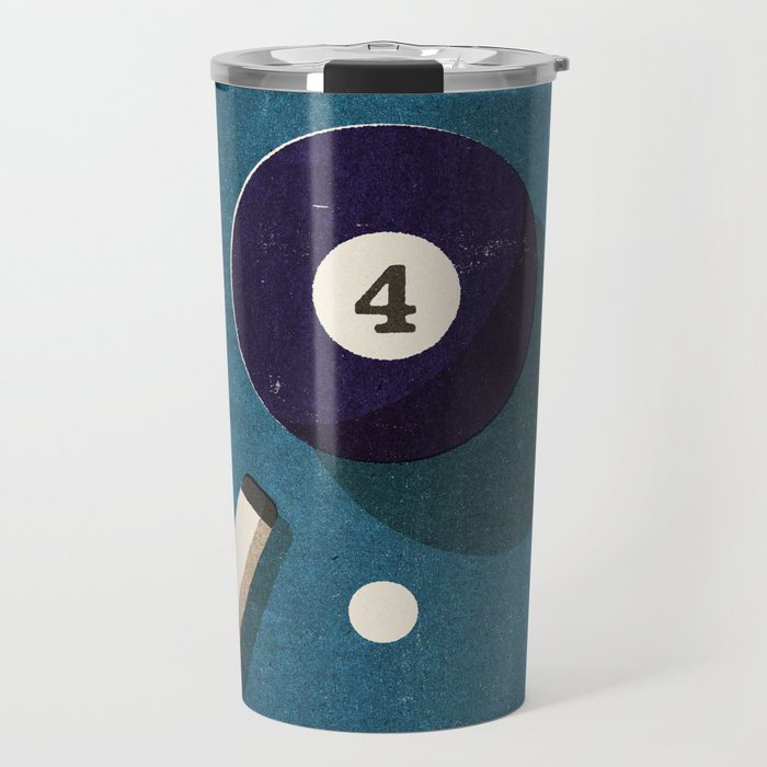 BILLIARDS / Ball 4 Travel Mug Gallery Image 1