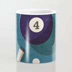 BILLIARDS / Ball 4 Coffee Mug Gallery Image 4