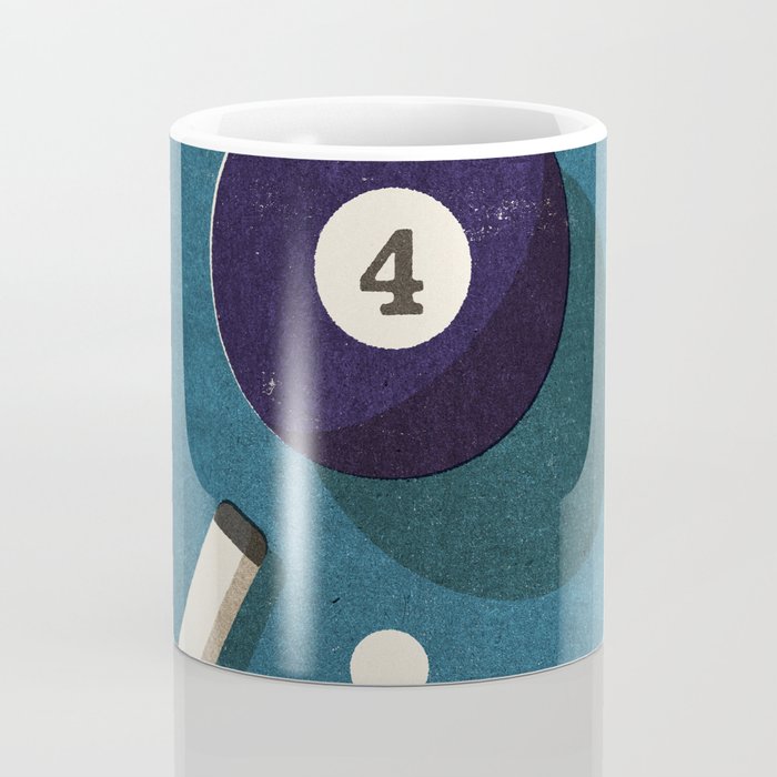 BILLIARDS / Ball 4 Coffee Mug Gallery Image 4
