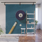 BILLIARDS / Ball 4 Wall Mural Gallery Image 1