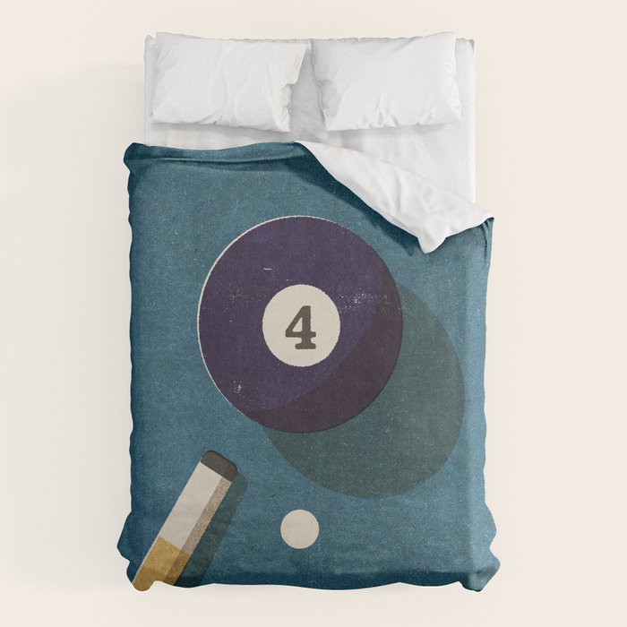 BILLIARDS / Ball 4 Duvet Cover Gallery Image 6