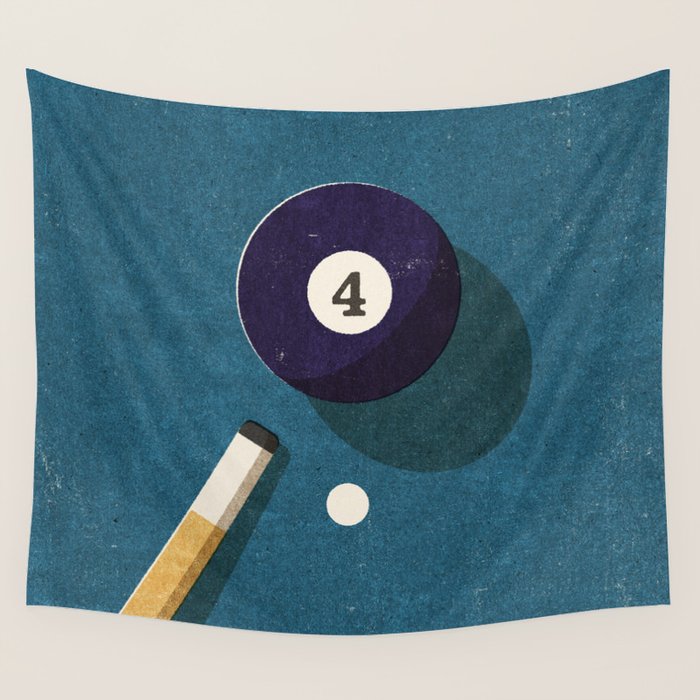 BILLIARDS / Ball 4 Wall Tapestry Gallery Image 1
