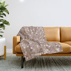 Rose Gold Glitter Sequin Throw Blanket Gallery Image 1