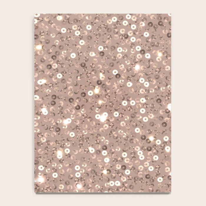 Rose Gold Glitter Sequin Notebook Gallery Image 4
