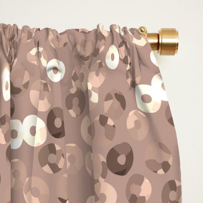 Rose Gold Glitter Sequin Window Curtain Gallery Image 2