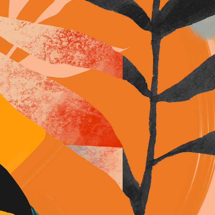 Abstract Art Tropical Leaves 108 Coffee Mug Gallery Image 2