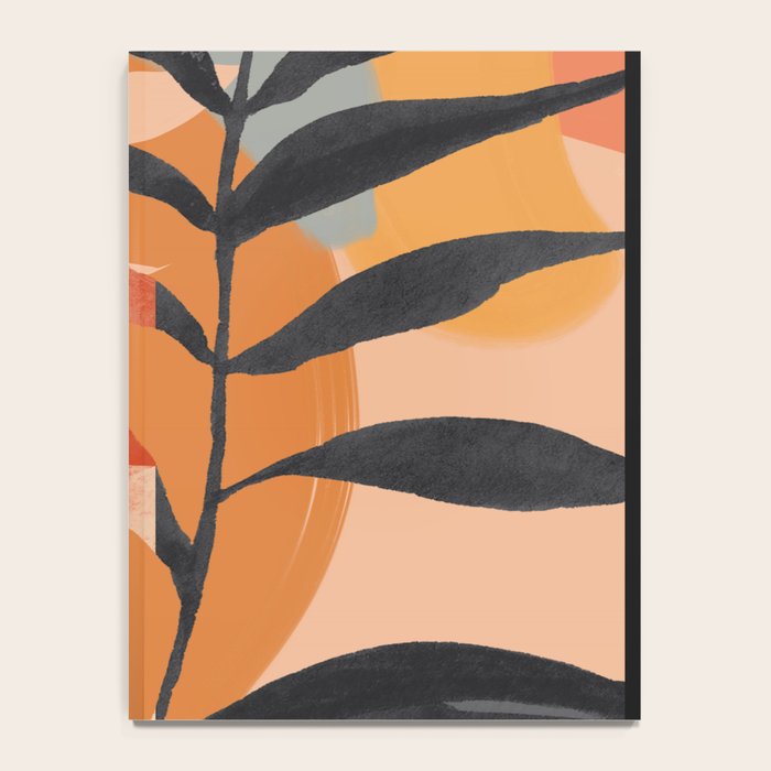 Abstract Art Tropical Leaves 108 Notebook Gallery Image 4