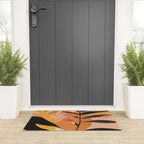 Abstract Art Tropical Leaves 108 Welcome Mat Gallery Image 3