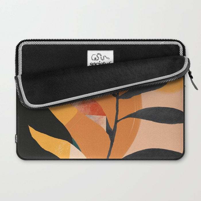 Abstract Art Tropical Leaves 108 Laptop Sleeve Gallery Image 2