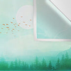 Lake Morning Wall Tapestry Gallery Image 3