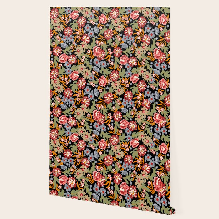 Grandma's Vintage Floral Wallpaper Gallery Image 2