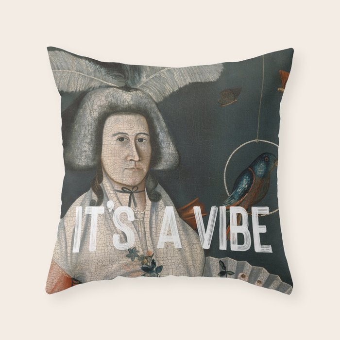 It's A Vibe Throw Pillow Gallery Image 6