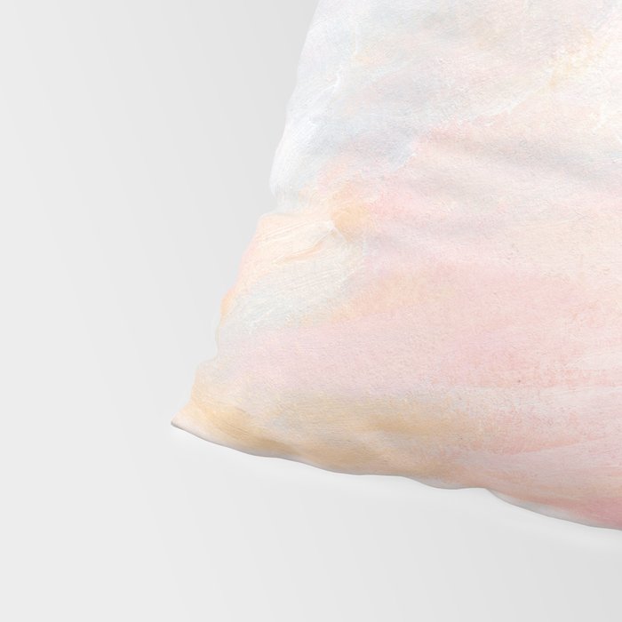 Overwhelm - Pink and Gray Pastel Seascape Pillow Sham Gallery Image 4