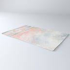 Overwhelm - Pink and Gray Pastel Seascape Rug Gallery Image 3